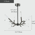 Aliano | Creative Tree Branches Design Bubble Crystal Chandelier