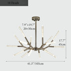 Aliano | Creative Tree Branches Design Bubble Crystal Chandelier