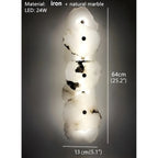 Creative Wall Lamp from Natural Marble for Living Room, Bedroom