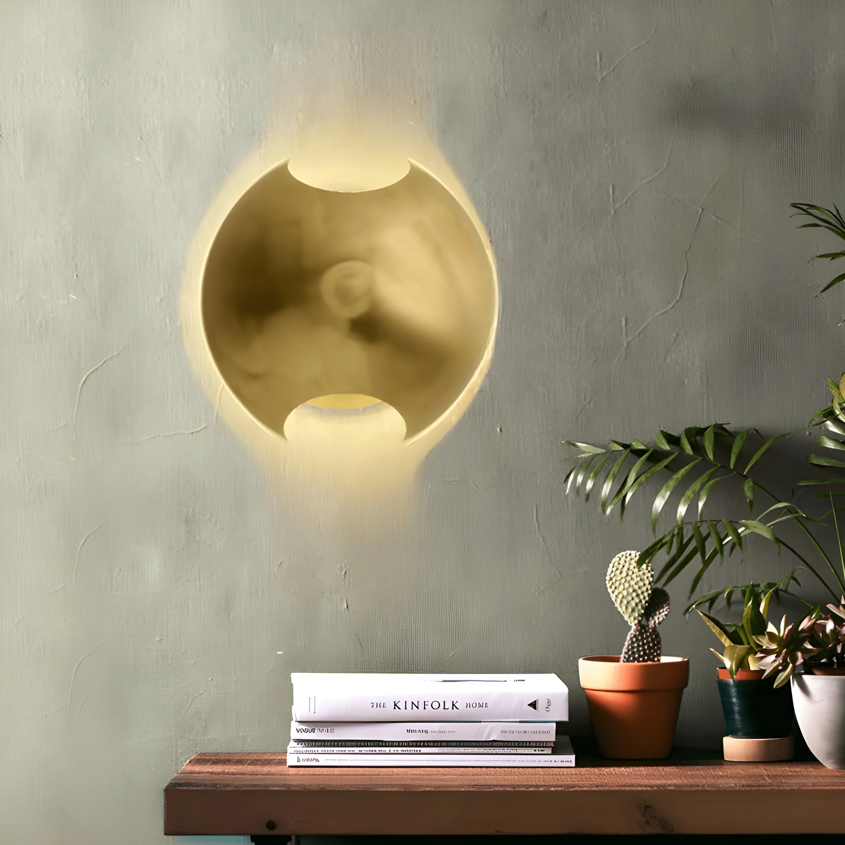 Creative Wall Lamp in the Shape of the Semi Sphere for Living Room