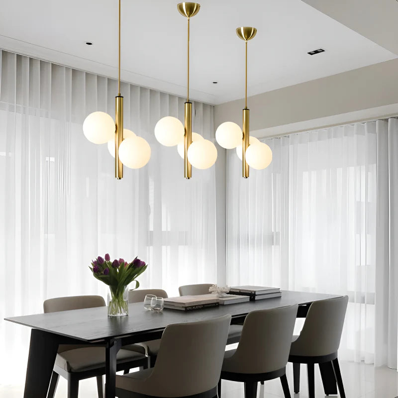 Drap | LED Glass Balls Chandelier in Nordic Style