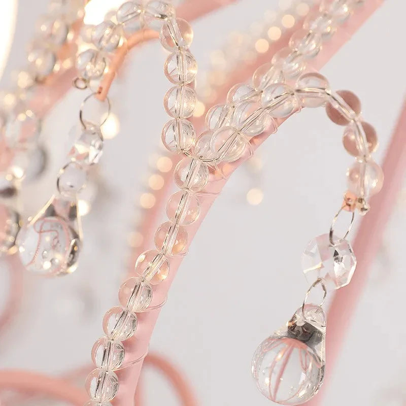 Modern Candle Shaped Children Chandelier for Bedroom