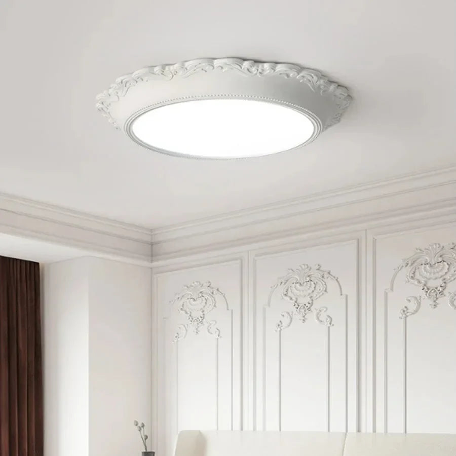 European Style Round LED Ceiling Lamp for Bedroom