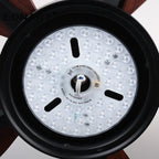 European Styled Solid Wood Ceiling Fan with Remote Control