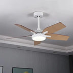 European Styled Solid Wood Ceiling Fan with Remote Control