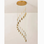Gorbio | Extraordinary Gold Modern Cones Ceiling Chandelier