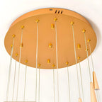 Gorbio | Extraordinary Gold Modern Cones Ceiling Chandelier