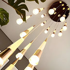 Gorbio | Extraordinary Gold Modern Cones Ceiling Chandelier