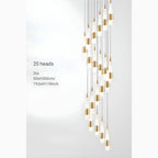 Gorbio | Extraordinary Gold Modern Cones Ceiling Chandelier