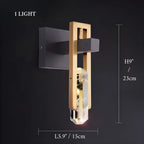 Finale Ligure | Postmodern Copper Crystal Pendant Lamp