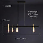 Finale Ligure | Postmodern Copper Crystal Pendant Lamp