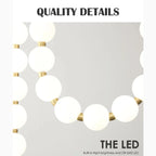 Fluhli | Gentle Pearl Necklace LED Pendant Light
