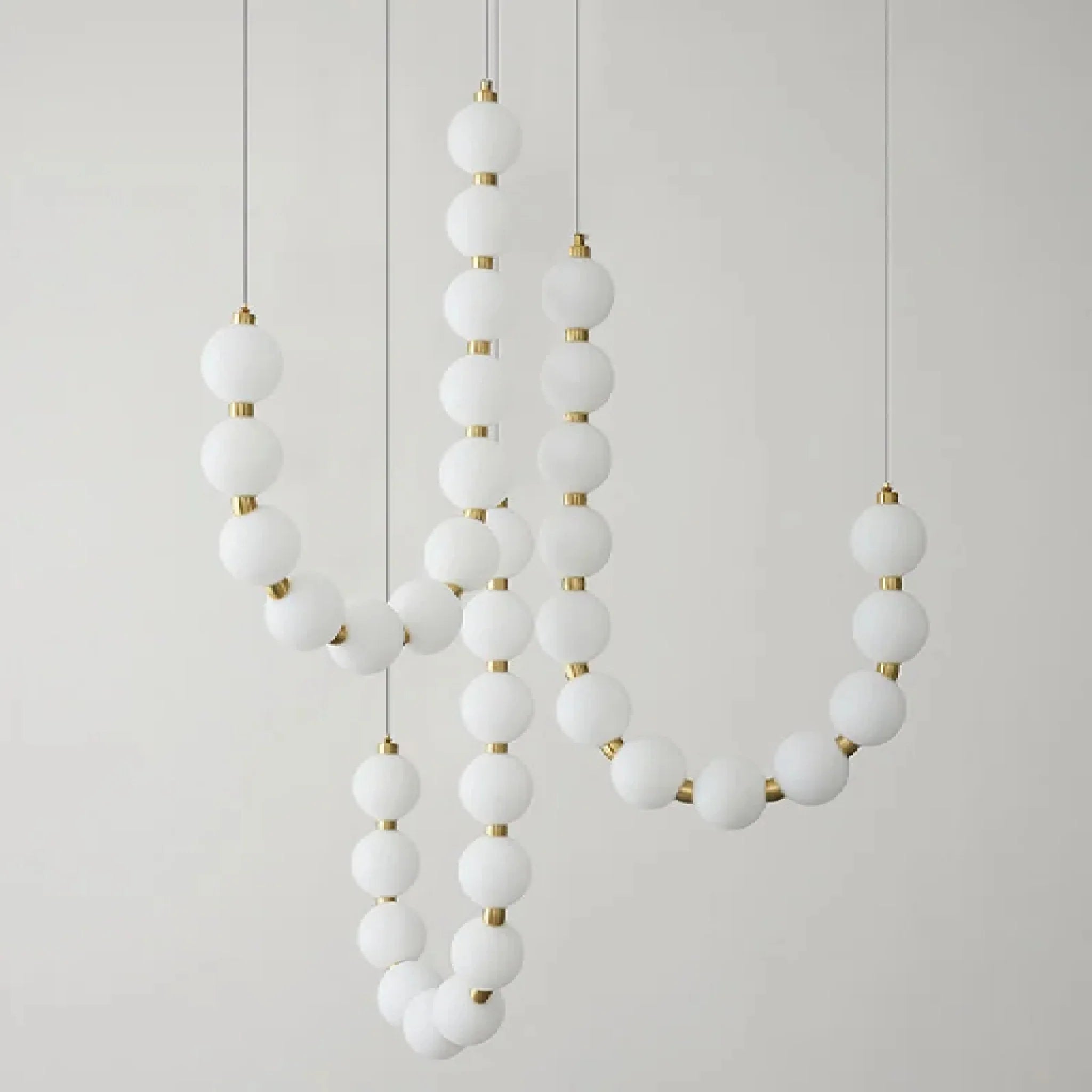 Fluhli | Gentle Pearl Necklace LED Pendant Light