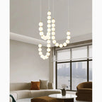 Fluhli | Gentle Pearl Necklace LED Pendant Light