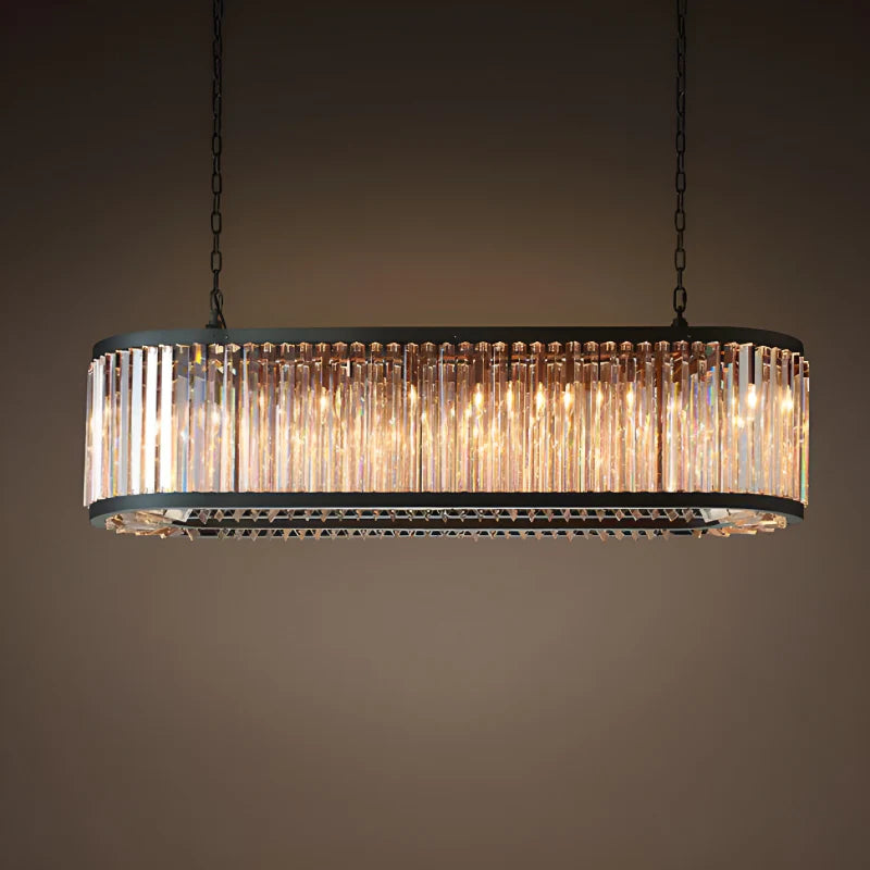 Gistel | American Large Oval Retro LED Chandelier