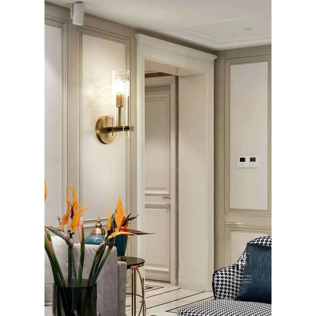 Creative Glass Wall Lamp in Romantic Style for Living Room, Bedroom