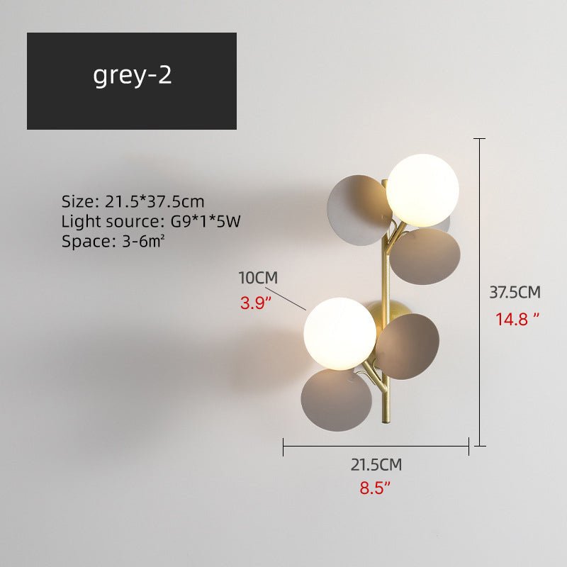 Nordic Multicolor Tree Wall Sconce for Children's Room