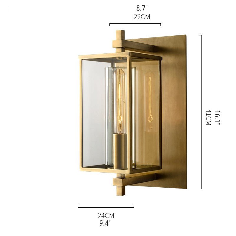 Creative Wall Lamp in Classic American Retro Style for Staircase, Balcony