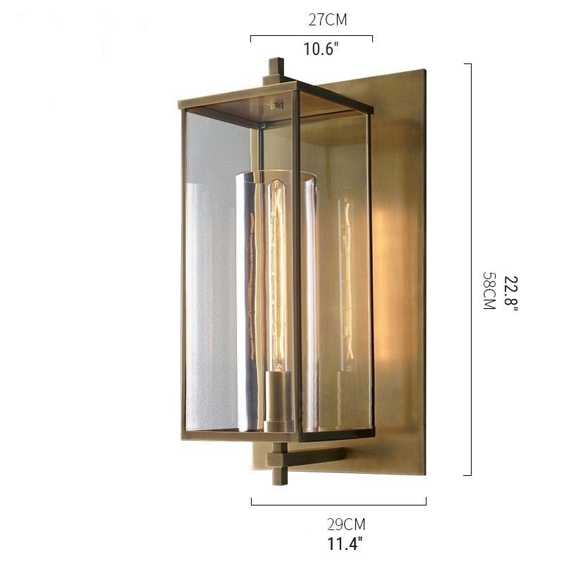 Creative Wall Lamp in Classic American Retro Style for Staircase, Balcony