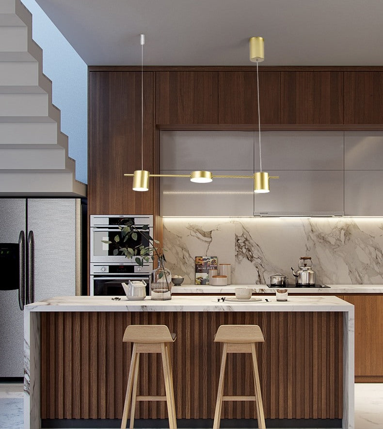 Seranon Minimalistic Black/Gold Pendant Lamp