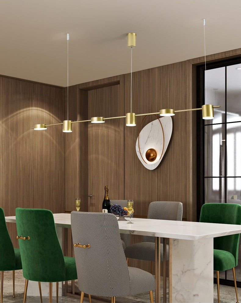 Seranon Minimalistic Black/Gold Pendant Lamp