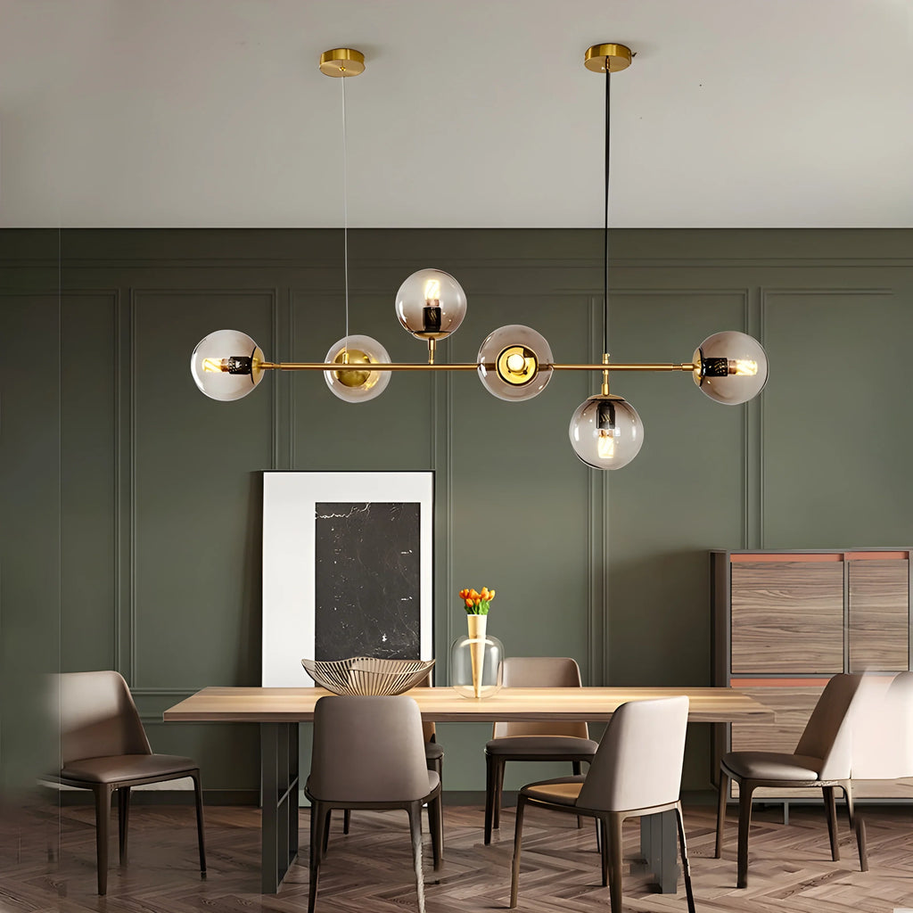 Igliano | Creative LED Pendant Light in the Shape of Glass Ball for Dining Room