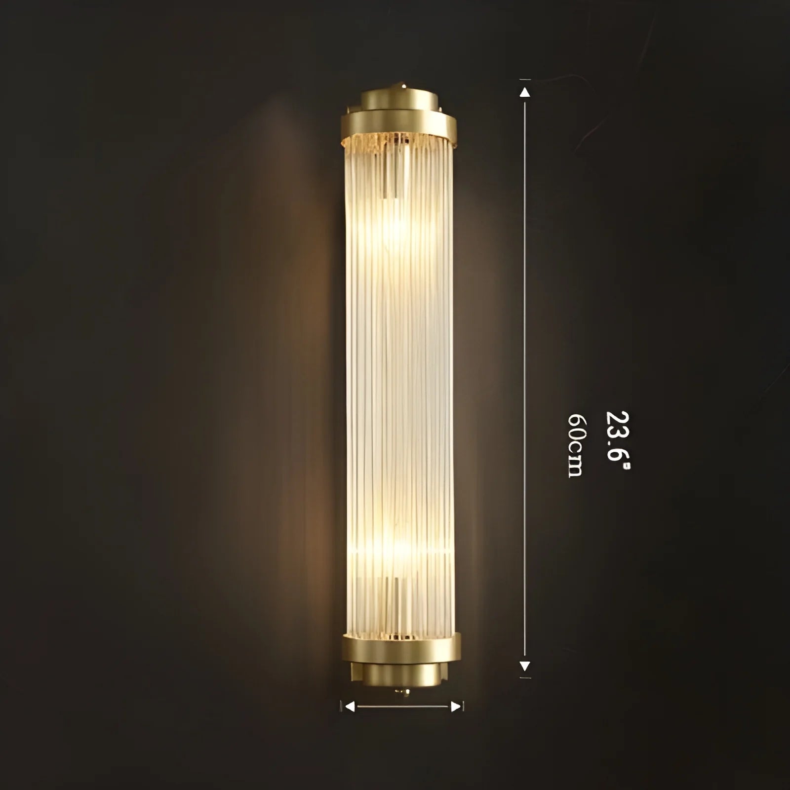 Luxury Crystal Wall Lamp in Nordic Style for Living Room, Bedroom