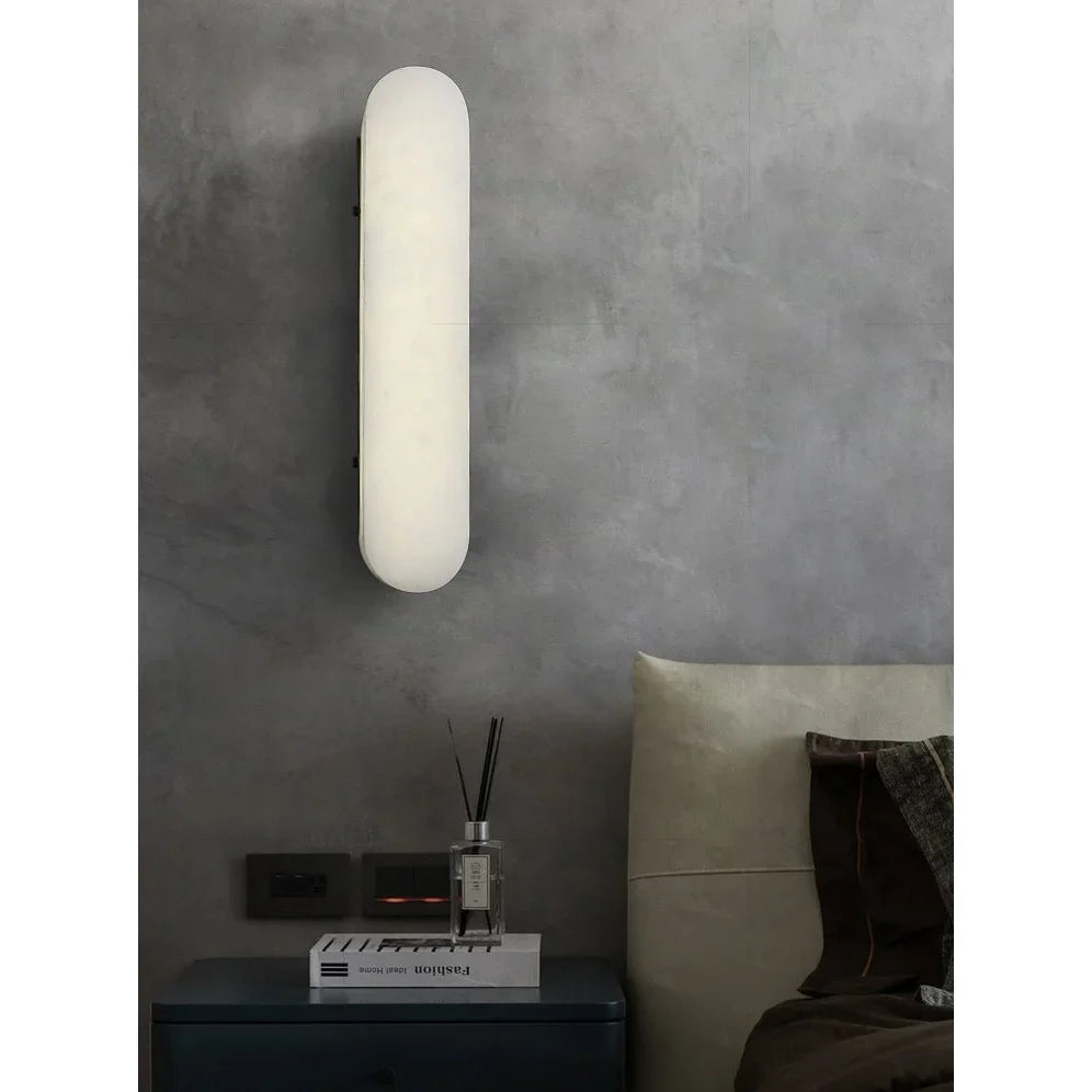 Luxury Marble Vertical Wall Lamp for Living Room, Bedroom