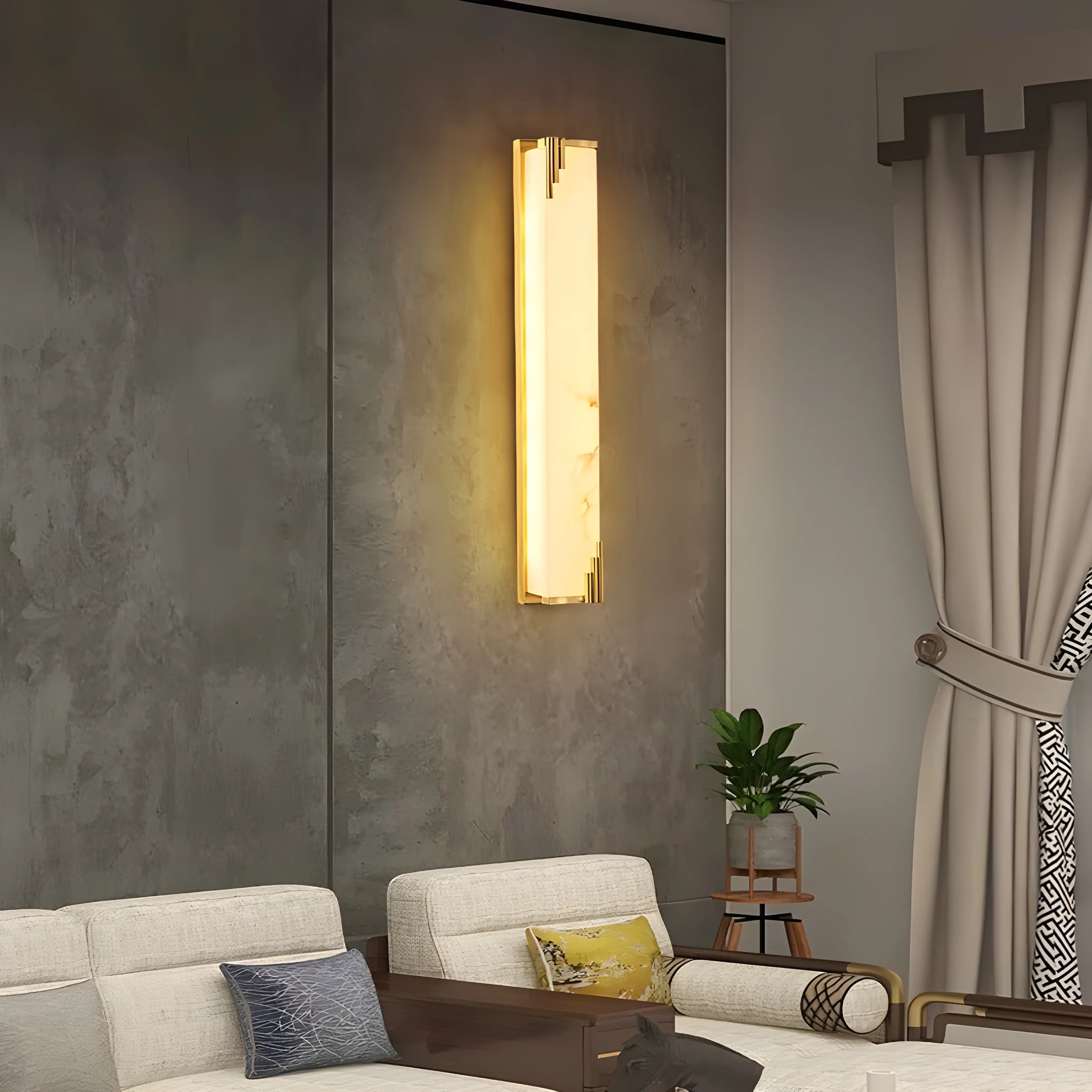 Luxury Marble Wall Lamp in Marvelous Style for Living Room, Bedroom