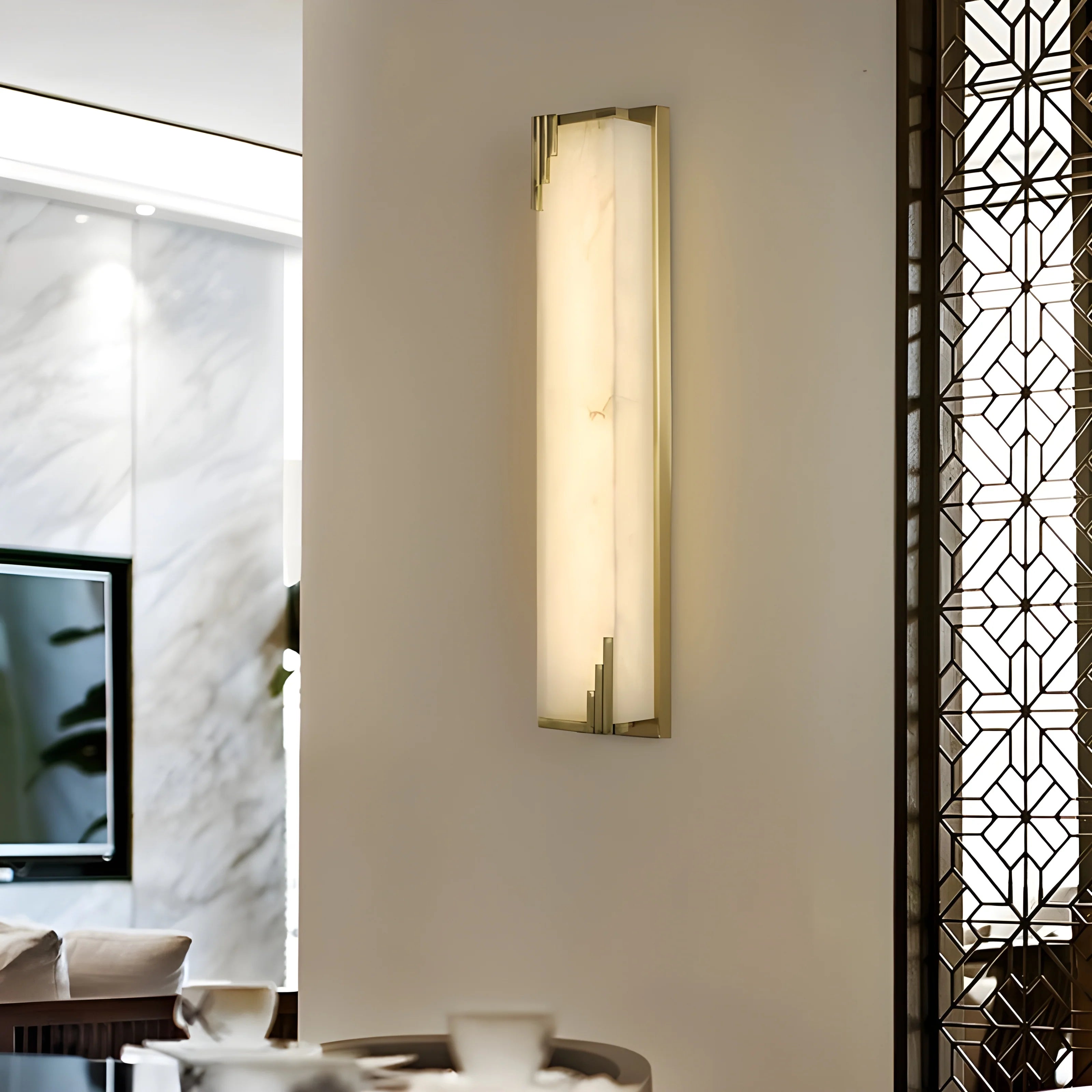 Luxury Marble Wall Lamp in Marvelous Style for Living Room, Bedroom