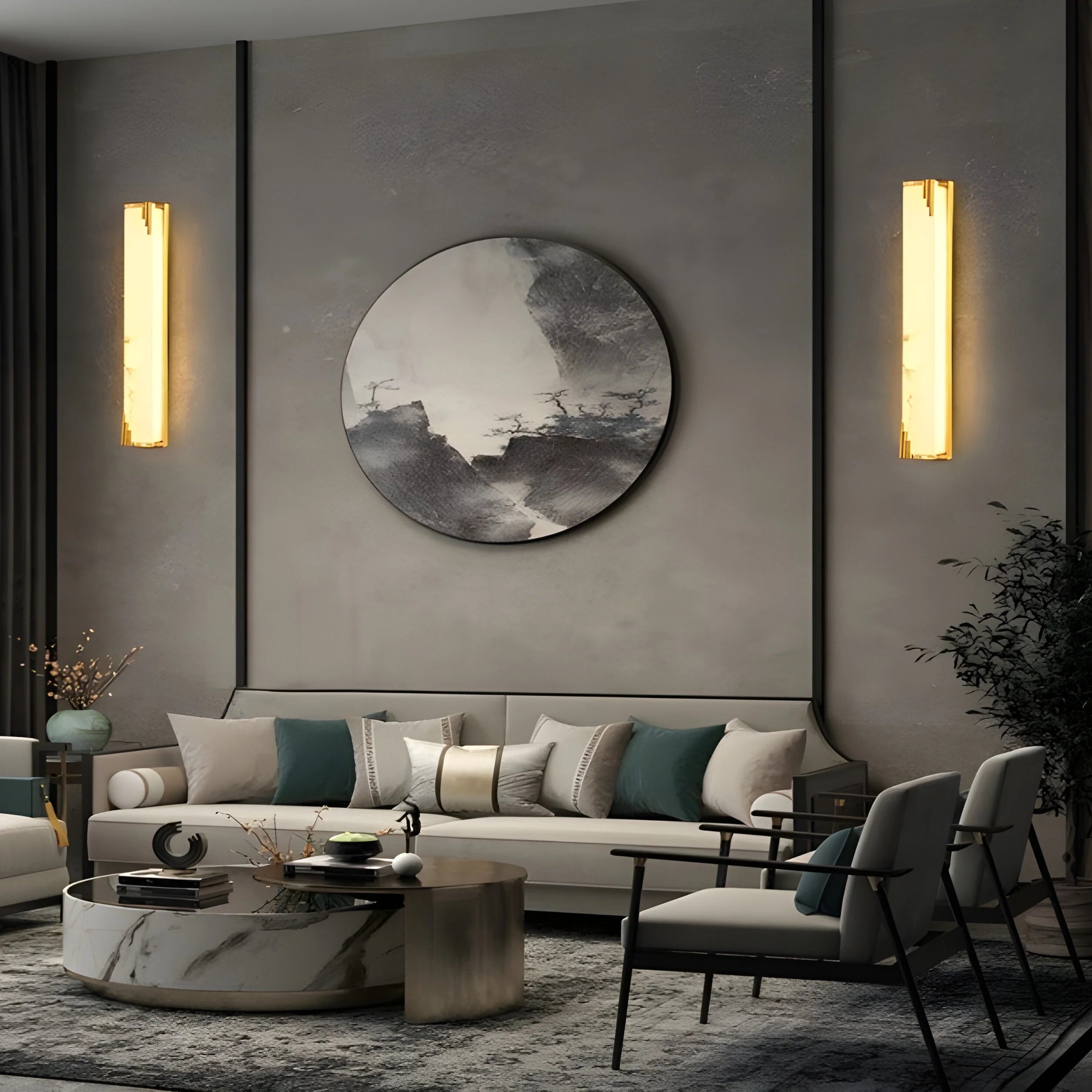 Luxury Marble Wall Lamp in Marvelous Style for Living Room, Bedroom