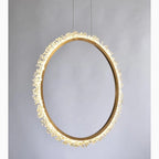 Aarau | Crystal Pendant Light in the Shape of Rings