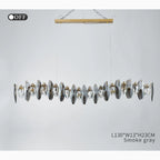 Aarschot | Wave Design Chrome Crystal Chandelier for Kitchen