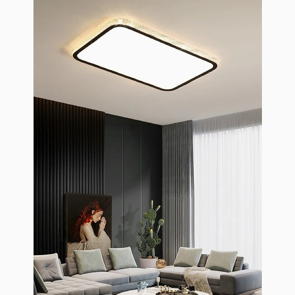 Abbiategrasso | Rectangle Crystal LED Ceiling Light