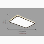 Abbiategrasso | Rectangle Crystal LED Ceiling Light