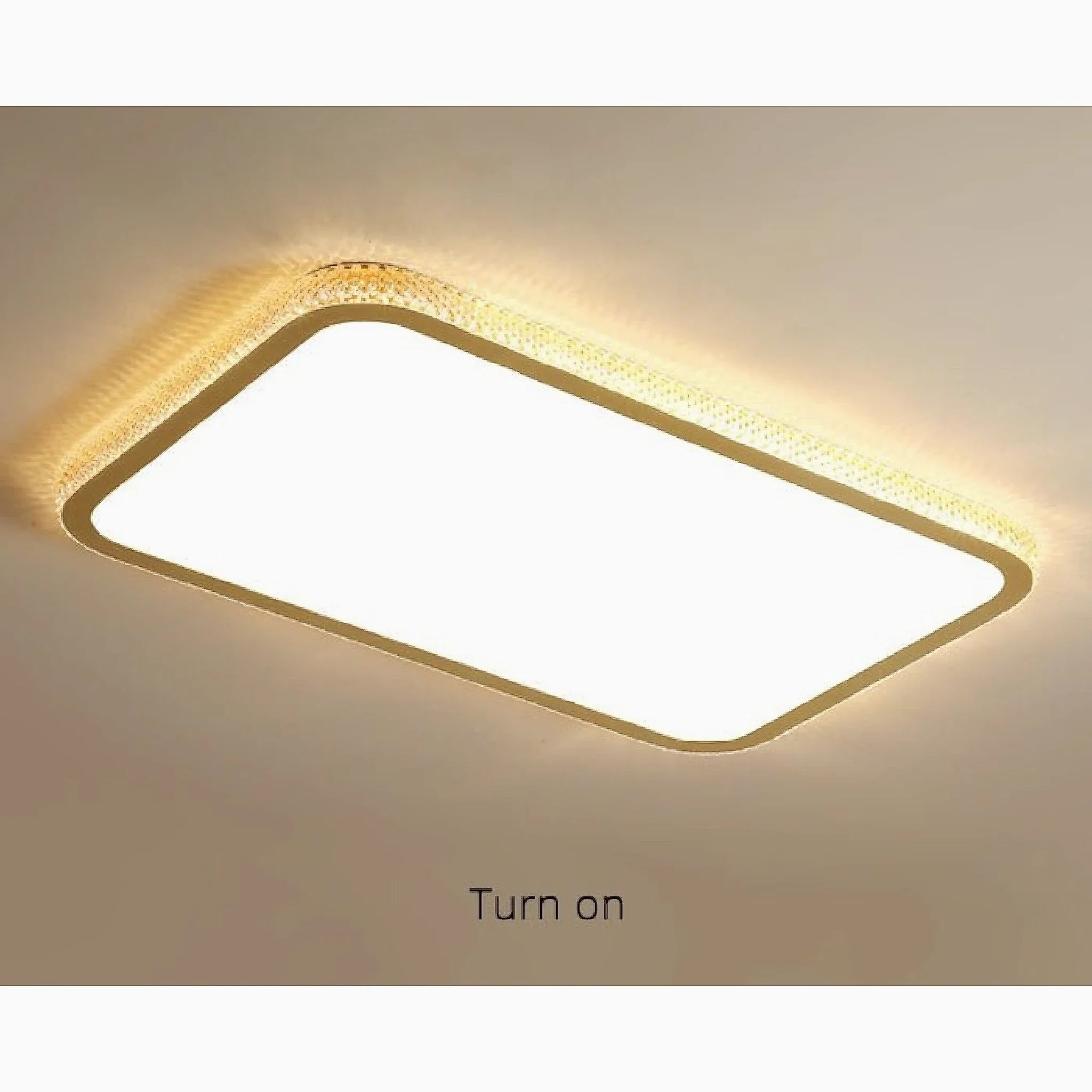 Abbiategrasso | Rectangle Crystal LED Ceiling Light