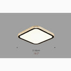 Abetone | Square Crystal LED Ceiling Light