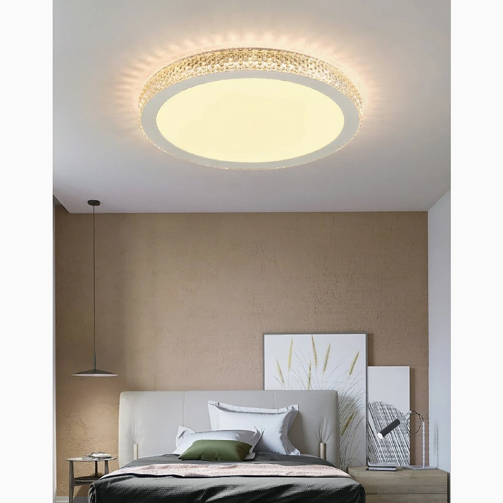 Abriola | Round Crystal LED Ceiling Light