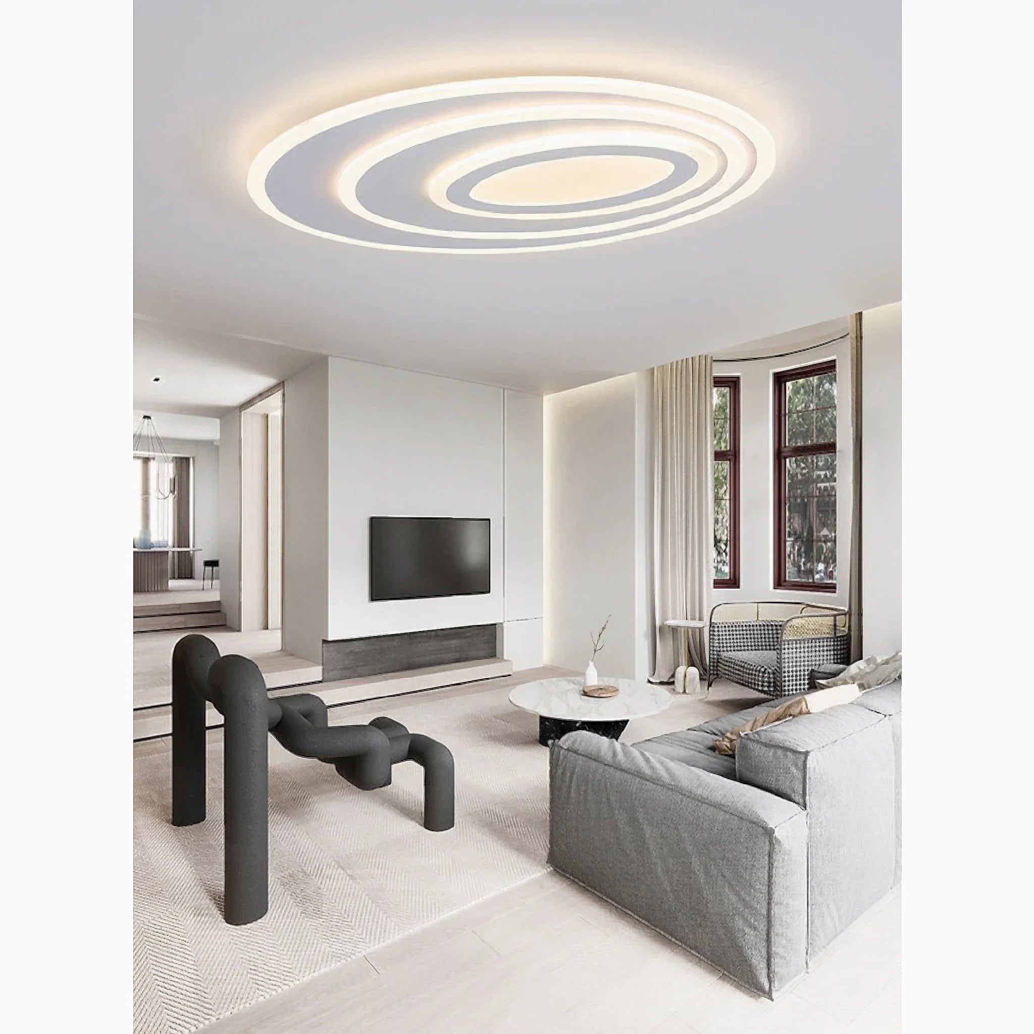 Acceglio | Minimalist Oval LED Ceiling Light