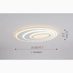 Acceglio | Minimalist Oval LED Ceiling Light