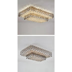 Acciano | Modern Rectangular Crystal LED Chandelier