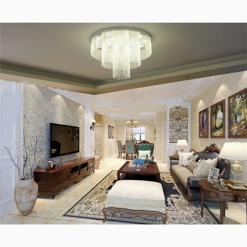 Accumoli | Modern Crystal LED Ceiling Lamp