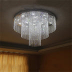 Accumoli | Modern Crystal LED Ceiling Lamp