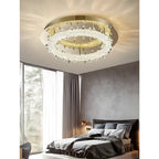 Acerno | Modern Round Crystal LED Ceiling Chandelier