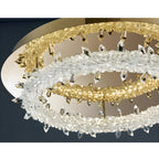 Acerno | Modern Round Crystal LED Ceiling Chandelier