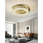 Acerno | Modern Round Crystal LED Ceiling Chandelier