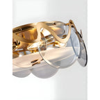 Acerra | Modern Drum Glass Ceiling LED Chandelier