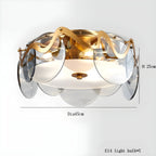 Acerra | Modern Drum Glass Ceiling LED Chandelier
