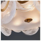 Acerra | Modern Drum Glass Ceiling LED Chandelier