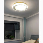Aci Castello | Modern Round LED Crystal Ceiling Chandelier